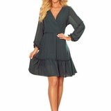 Rochie dama Helena, Verde S